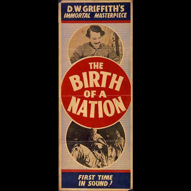 A full color advertisement for the film The Birth of a Nation